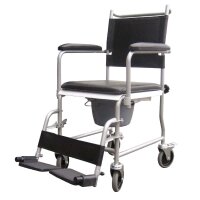 Careline Toilettenrollstuhl Standard, schwenkbare...