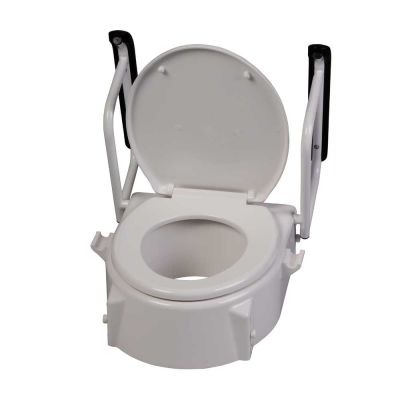 Toilettenaufsatz mit Armlehnen Toilettenaufsatz mit Armlehnen