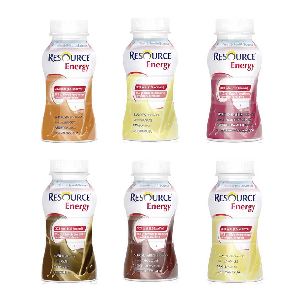 Nestle resource protein drink 4x200ml kaffee